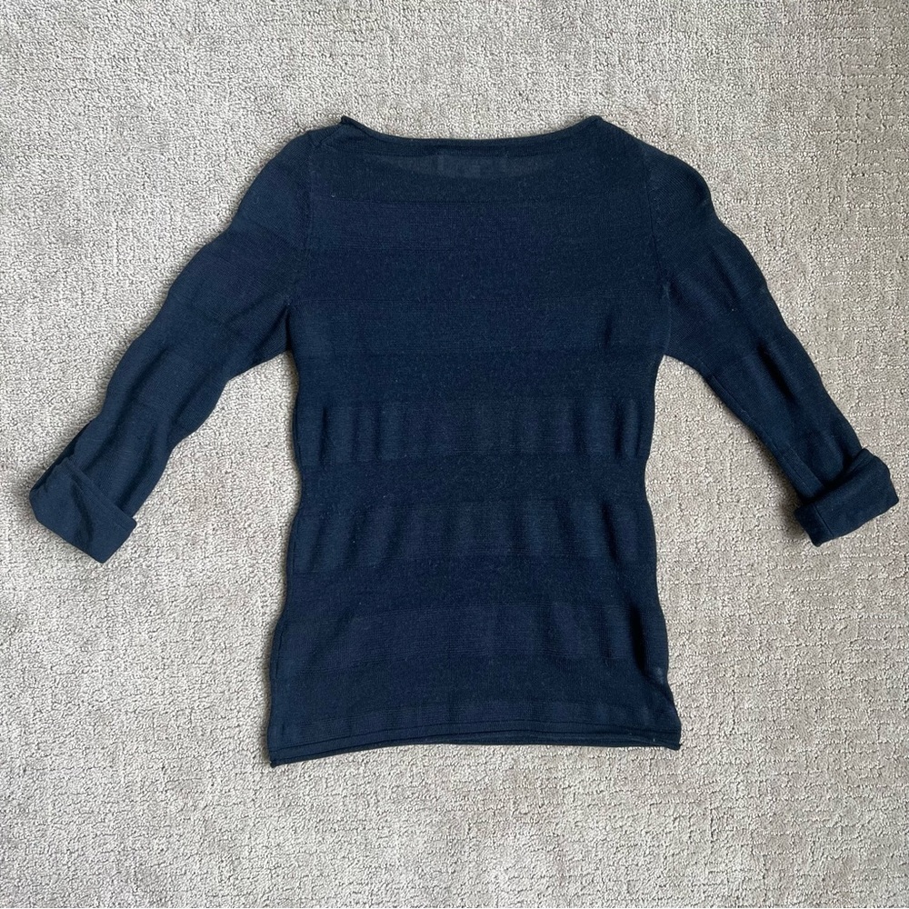 Ann Taylor Loft Petite 3/4 Quarter Sleeve Lightweight Sweater - Picture 5 of 5